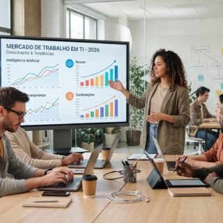 Evolução e estatísticas do mercado de trabalho em TI em 2026