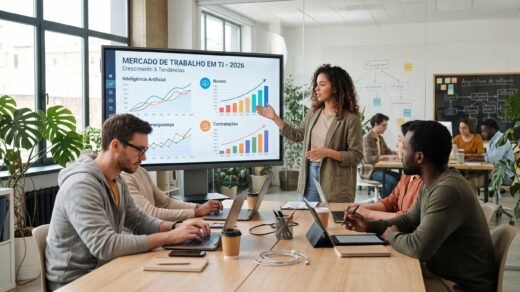Evolução e estatísticas do mercado de trabalho em TI em 2026